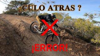 COMO BAJAR TRIALERAS MTB CON SEGURIDAD  TECNICA MTB EN BAJADAS  #mtb #enduro #tecnicamtb