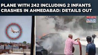 Ahmedabad Air India Plane Crash: 242 Including 2 Infants On Board London Bound Flight| Scary Visuals