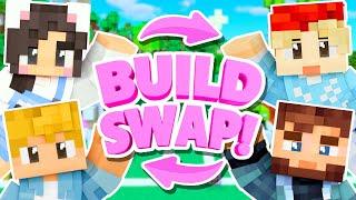 Minecraft BUILD SWAP w/ Jimmy, Oli + Sausage!