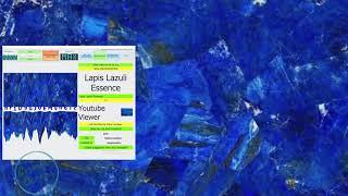 Lapis Lazuli Gem essence Frequency Healing Crystals - Throat Chakra Healing