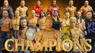 WAW- Clash Of Champions FULL SHOW ! WWE Action figure matches