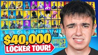 My $40,000 Fortnite LOCKER TOUR.. (1622 Skins)