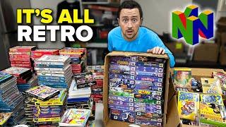 Getting 100's of Retro Game Boxes From a Rental Store...