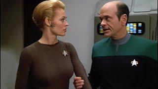 Seven of Nine annoys the Doctor | HD Upscaling | Video Enhance AI | Star Trek: Voyager - One