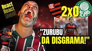 React tricolor ( REAÇÃO ) Flamengo 2x0 Palmeiras | Porco comeu farelo no Maracanã 