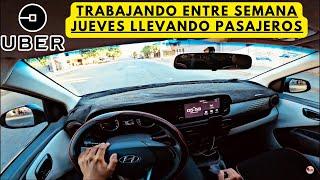 JUEVES por la NOCHE  VIAJES en UBER  | POV 25