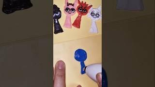 저온 3펜으로 미니 납작 스프런키 만들어보기 sprunki jevin