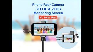 Kingma VL-PH01 MAX Phone Rear Camera Selfie Vlogging Monitor wired & wireless connection