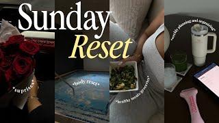 SUNDAY RESET: DEEP CLEANING + HE SURPRISED ME + SELF CARE + ROUTINES + SPROUTS GROCERY HAUL & MORE