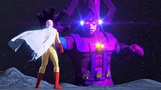 GALACTUS vs Saitama (One Punch Man) EPIC Battle Crossover!