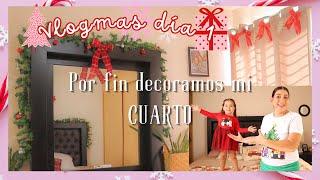 VLOGMAS 1: Decoramos mi cuarto | Quitamos la decoración de otoño