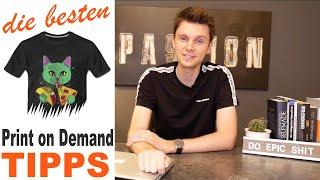 Print on Demand Dropshipping & T Shirt Business Anfänger Tipps zum Start [mit und ohne Shopify]