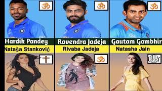 Beautiful Wife's Of Indian Cricketer| Religion Comparison