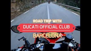 DUCATI DOC BARCELONA - COLD ROAD TRIP JANUARY 2023 in 4K 50 fps #TheDucatista