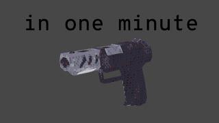 make low poly pixel art in 1 minute