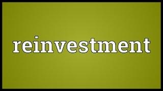 Reinvestment Meaning