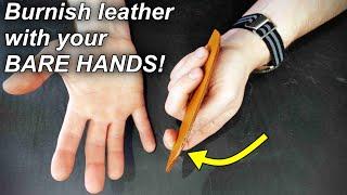 How To 'Skive' Stingray, Reverse Pricking Irons & Leather Burnishing