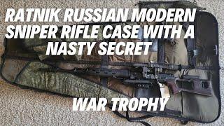 MODERN DAY WAR TROPHY Russian Ratnik Sniper Rifle Case. Ukraine Capture With Disturbing  Surprise