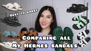 Hermes Sandals Comparison-Best to Worst-Chypre, Extra, Oran, Izmir, Egerie