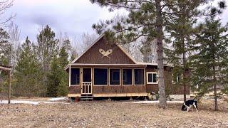 Building My Dream Homestead: Staining Screened In Porch | Spring