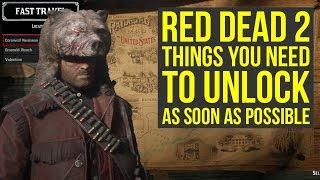 Red Dead Redemption 2 Tips THINGS YOU NEED TO UNLOCK As Soon As Possible (RDR2 Tips And Tricks)