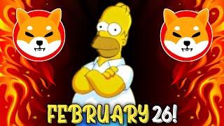 SIMPSON'S PREDICT SHIBA INU COIN PRICE ON FEBRUARY 26, 2025!! - SHIB KAI