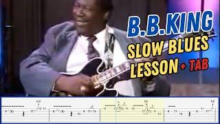 How to play slow blues like the KING