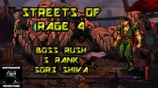 Streets Of Rage 4: Boss Rush - S Rank With SOR3 Shiva