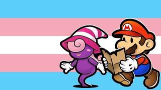 Mario says Trans Rights ️‍️