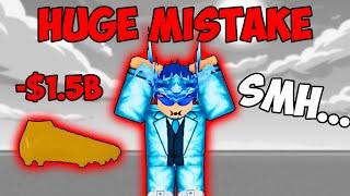 Huge Mistake Made Me Lose MILLIONS In Sneaker Resell Simulator! (Roblox)