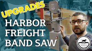 Harbor Freight Band Saw Upgrades | Riser Kit, Upper Guide, and New Tires