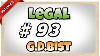 # 93 | 105 wpm | Legal | G.D.Bist | Volume 1