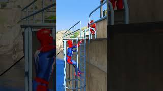 GTA V SPIDERMAN | RED HULK | EP no. 166 #short