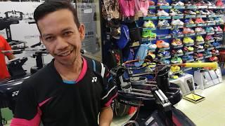 Badminton Stringing for a BWF World Championships Gold Medal Winner by Master Halim