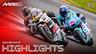 Moto2™ Race Highlights  | 2024 #BritishGP