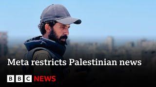 How Meta restricted news in Palestinian territories | BBC News