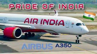 AIR INDIA  Airbus A350 Hyderabad to Delhi   [FULL FLIGHT REPORT]