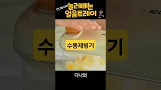 제빙기 사지말고 이거사. 눌러서 빼는 얼음 트레이