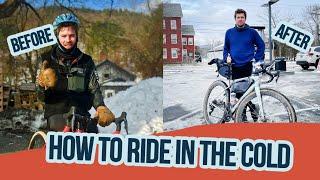 Tips and tricks for riding your bicycle in the cold!