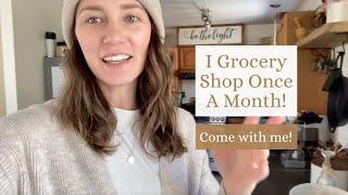 Once a Month Grocery Shopping | Meal Prep with Me | FROM SCRATCH COOKING WITHOUT BURNOUT