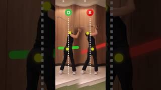 If your pelvis is tilted too much during backswing, it becomes a Reverse spine angle