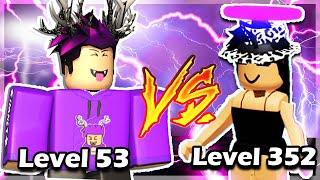 Racing The Highest level player (BlackRxsesv) 325+ | Tower of Hell!