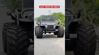 WELCOME TO AJAY MODIFIED JEEPS ️9518434922BEST JEEP MAKER