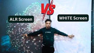 Projector screen | ALR Vs White Screen Full Comparison #projector #cinema #amazing #3d