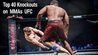 Top 50 Knockouts on MMAs , most amazing KO