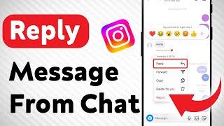 How To Reply Message From Chat On Instagram (Updated)