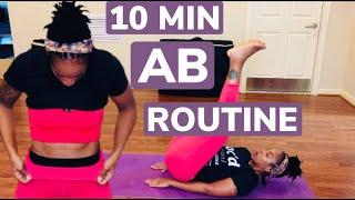 EASY 10 MIN AB WORKOUT FOR BEGINNERS (NO EQUIPMENT) Flat Stomach in 2 Weeks + BURN BELLY FAT