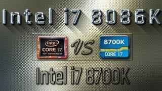 i7 8086K vs i7 8700K Benchmarks | Gaming Tests Review & Comparison