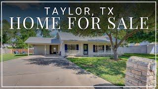 Taylor, Tx Move-In Ready Home! 3 Bedrooms on Large Lot with Huge Front Porch | 1510 Prather St.