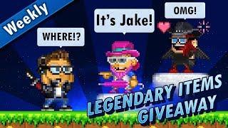 How would you react? - Meeting players and Legendary Giveaway - Pixel Worlds - Episode 56